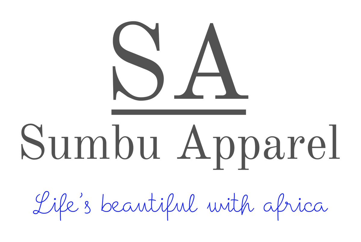 Sumbu Apparel's Logo  Sumbu Apparel  Life's beautiful with Africa