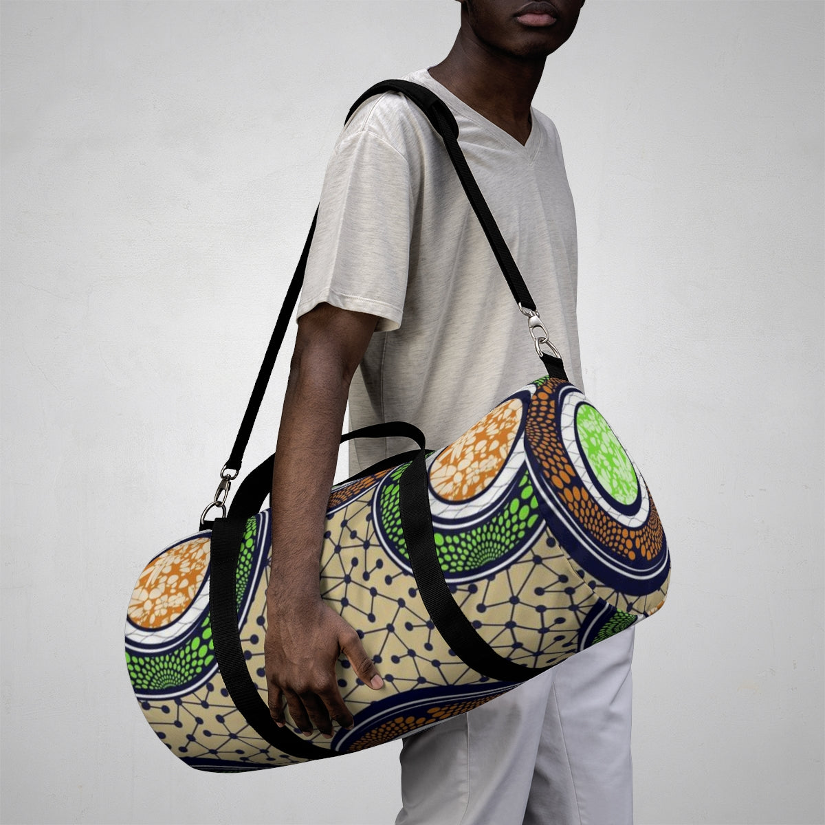 Duffel Bag in Ankara Style Printify