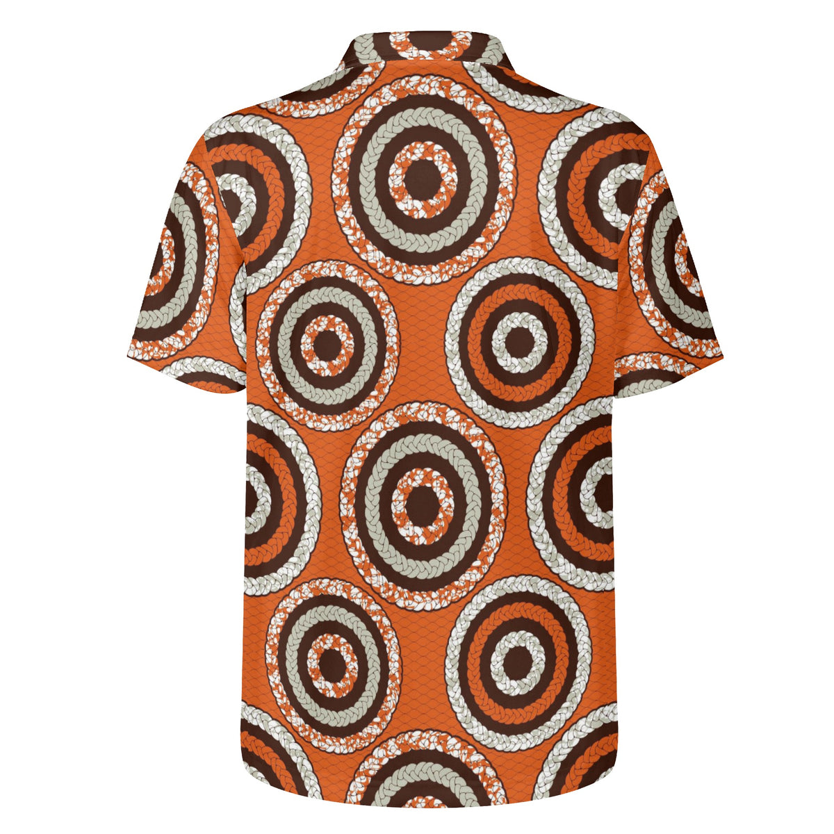 Dark Slate Gray Polo Shirt with African Ankara prints in vibrant colors Sumbu_African_Prints_and_Designs