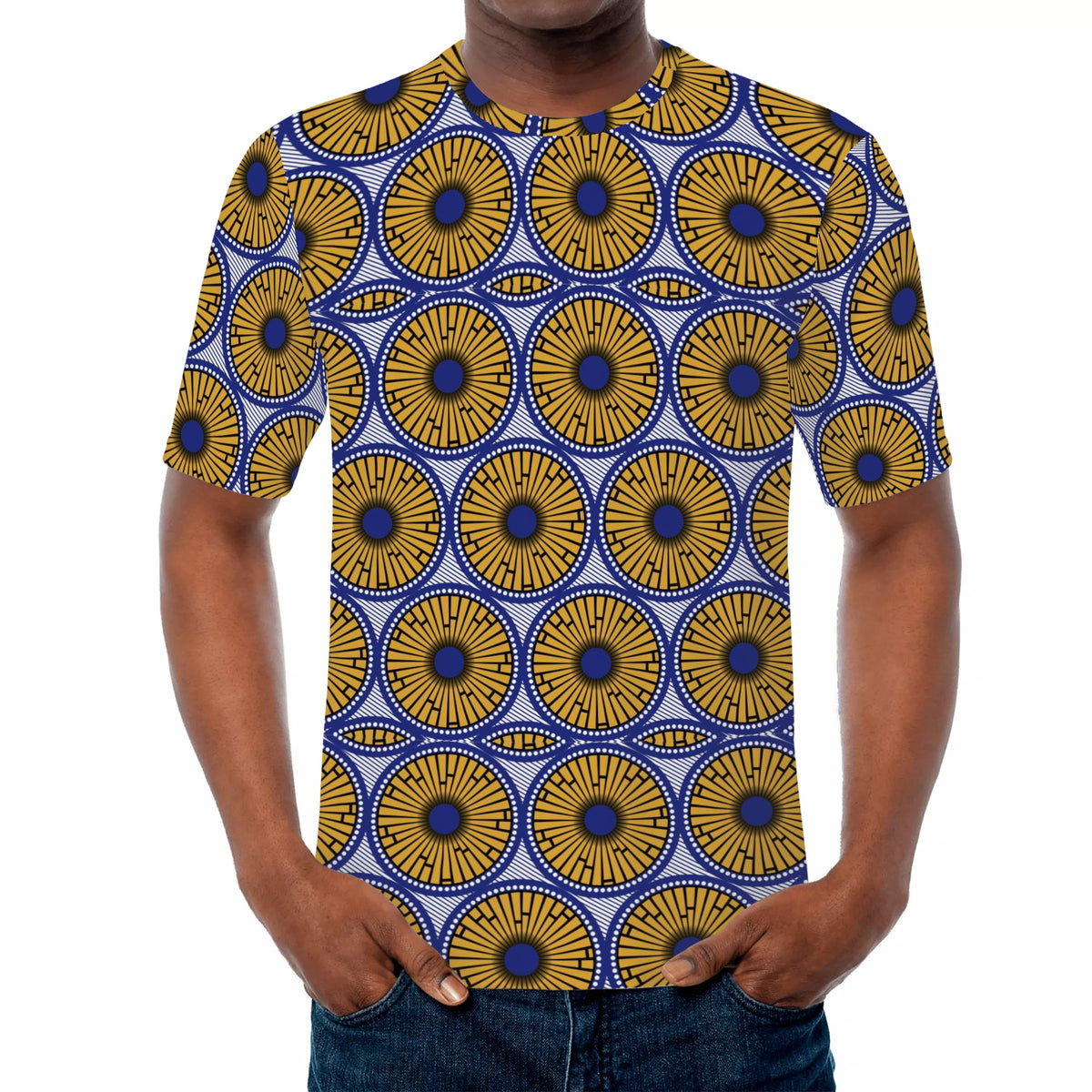 Men's Ankara Print T-shirts POPCUSTOMS