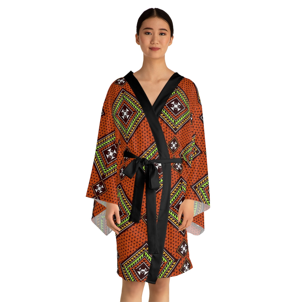 Sienna Kimono robes in African Ankara Prints Sumbu_African_Prints_and_Designs