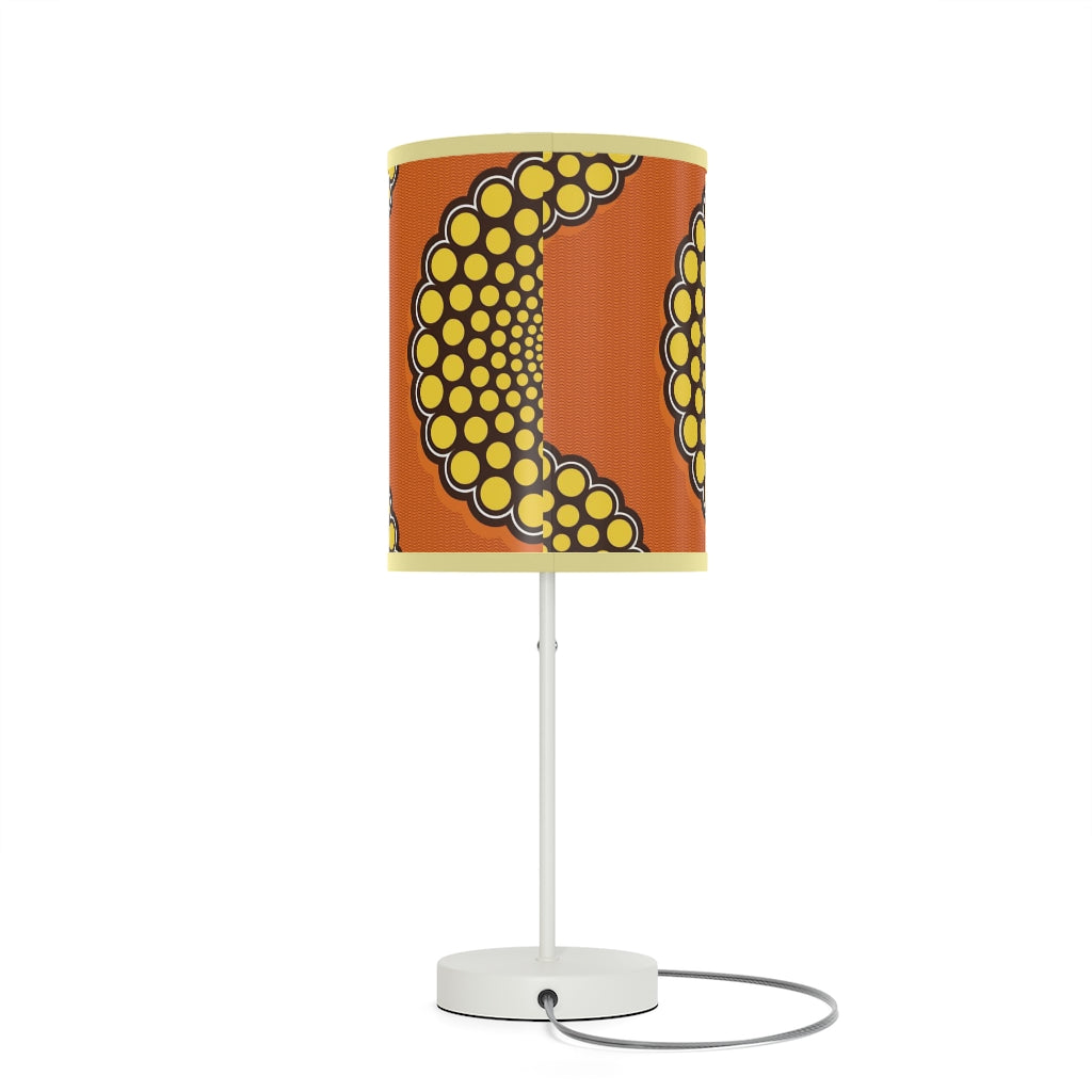 Sienna Lamp on a Stand  with African Ankara prints in vibrant colors US|CA plug Home Decor Sumbu_African_Prints_and_Designs