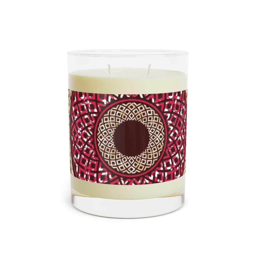 Saddle Brown Scented Candle - Full Glass, 11oz Home Decor Printify