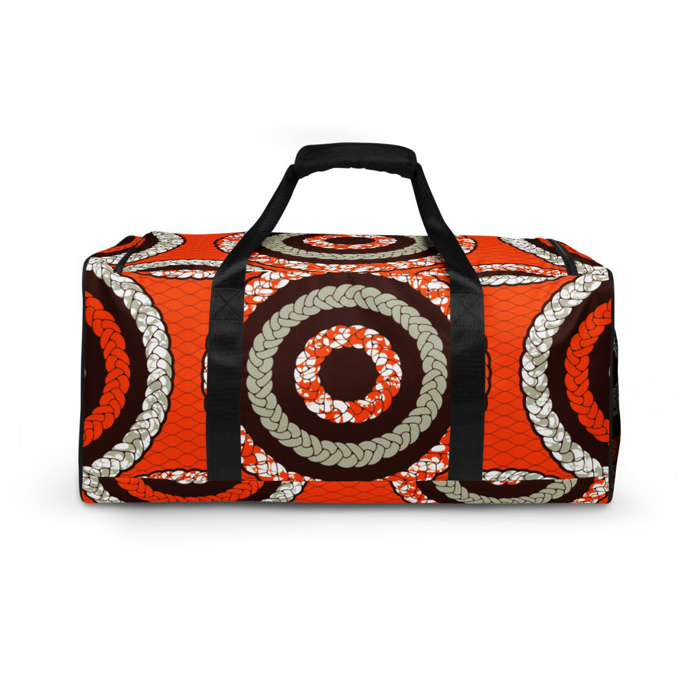 Duffle bag with African prints, designs and patterns Sumbu_African_Prints_and_Designs