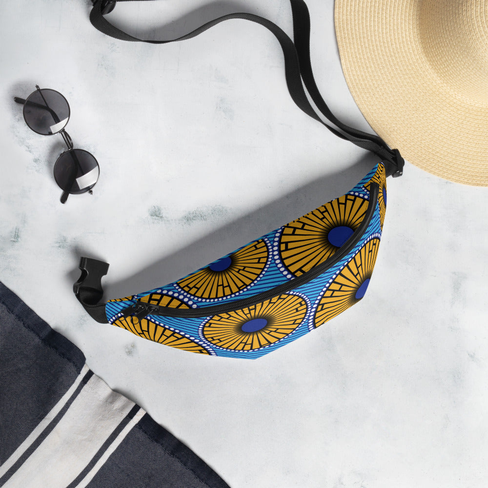 Fanny Pack with African fabric prints and patterns Sumbu_African_Prints_and_Designs