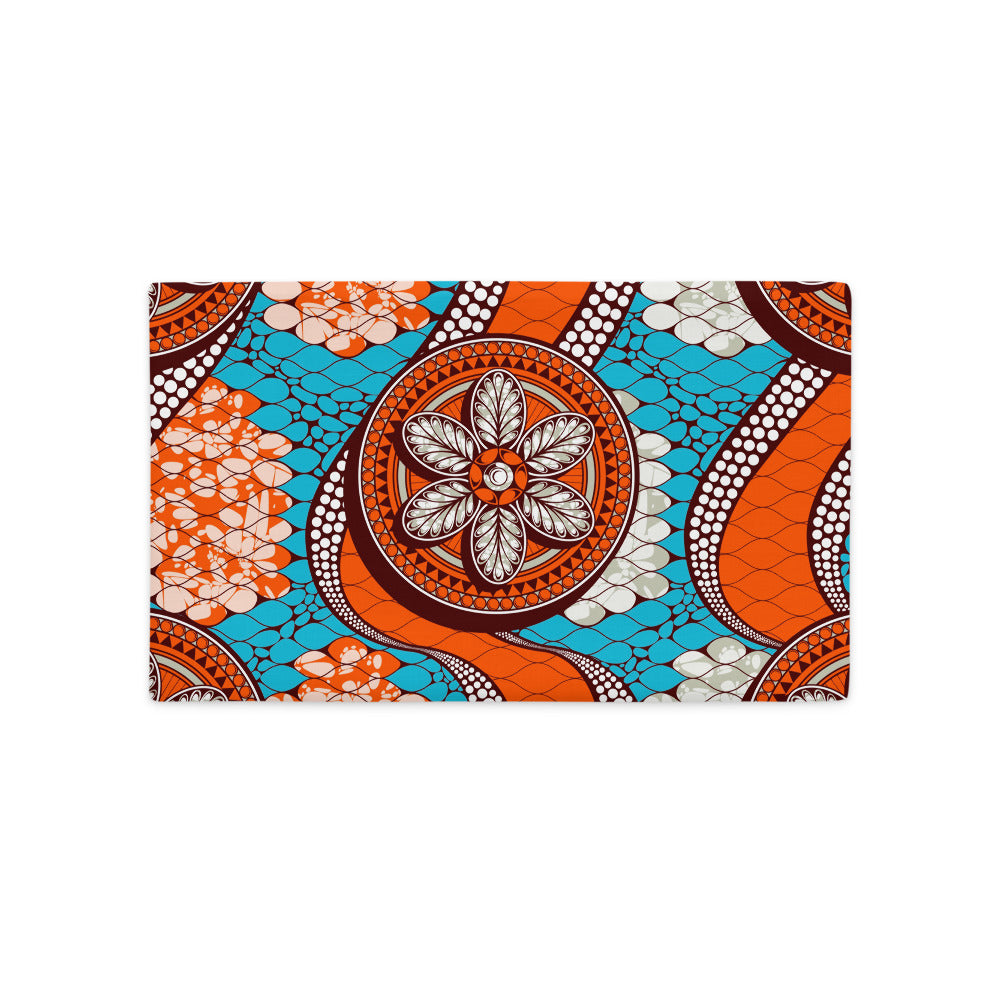 Chocolate Premium Pillow Case with African prints, designs and patterns Sumbu_African_Prints_and_Designs