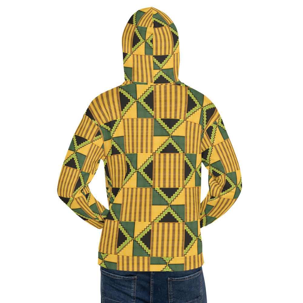 Hoodie with African Ankara Prints in vibrant colours Sumbu_African_Prints_and_Designs