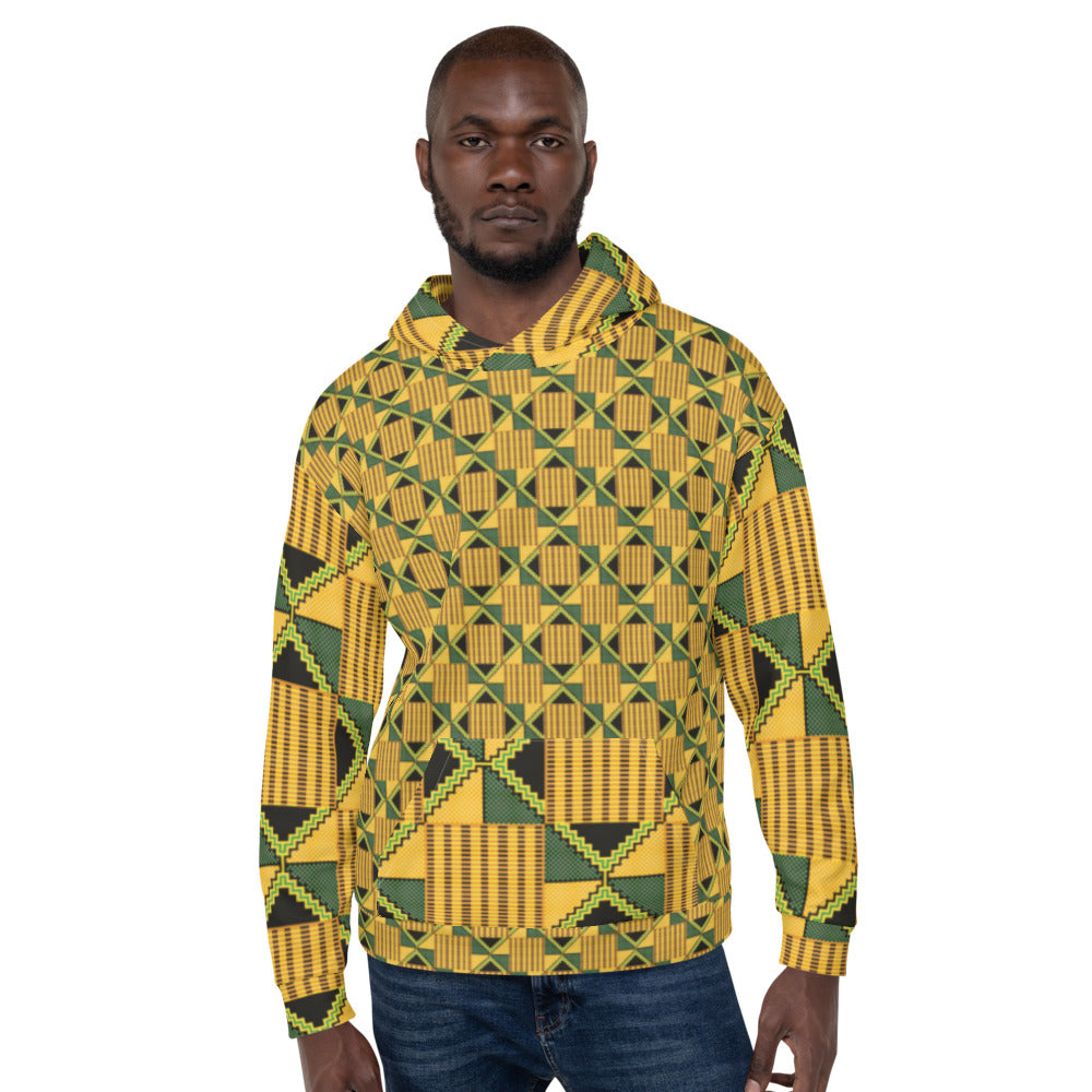 Hoodie with African Ankara Prints in vibrant colours Sumbu_African_Prints_and_Designs