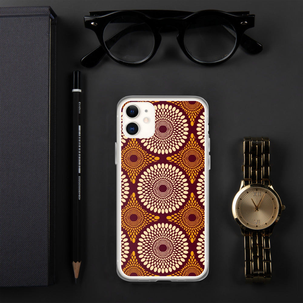 iPhone Case with African fabric prints and patterns Sumbu_African_Prints_and_Designs