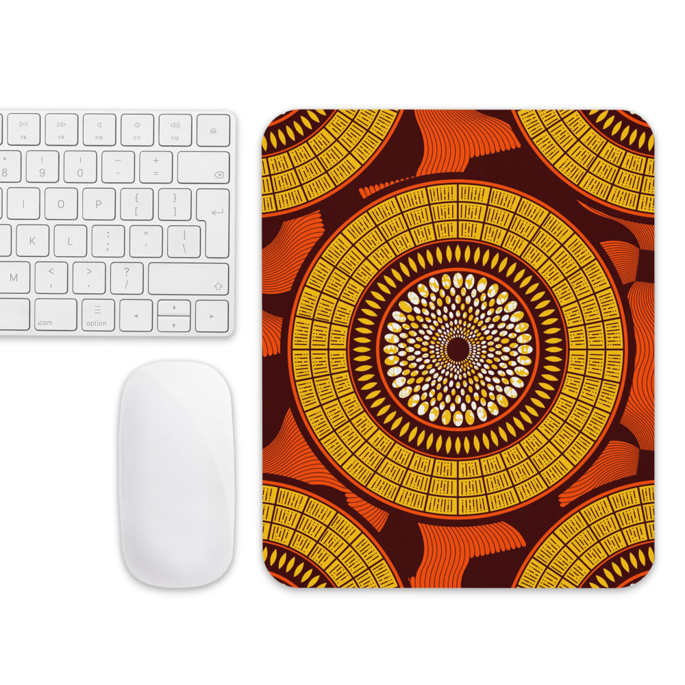 Lavender Mouse pad with African prints, designs and patterns Sumbu_African_Prints_and_Designs